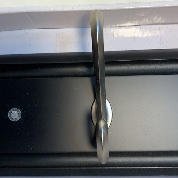 Belle Maison Decorator Wall Hook With Swirl Hooks 16 X 4.5 Organizer Hanger  NEW - Picture 4 of 8